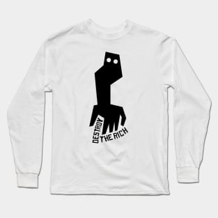 DESTROY THE RICH Long Sleeve T-Shirt